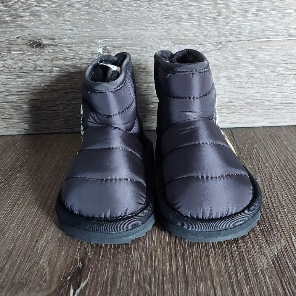 NEW H&M × Disney Padded Quilted Baby Mickey Mouse Pluto Boots Size 6
